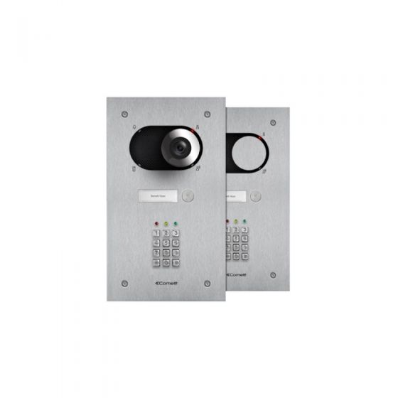 Comelit IX0101KP | Stainless Steel Faceplate, 1 But. + Electronic Key