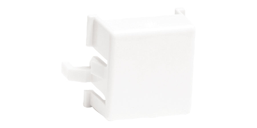 CommScope 106837230 | Coaxial Adapter, White, Flame-Retardant Thermoplastic, Snap-In Mount