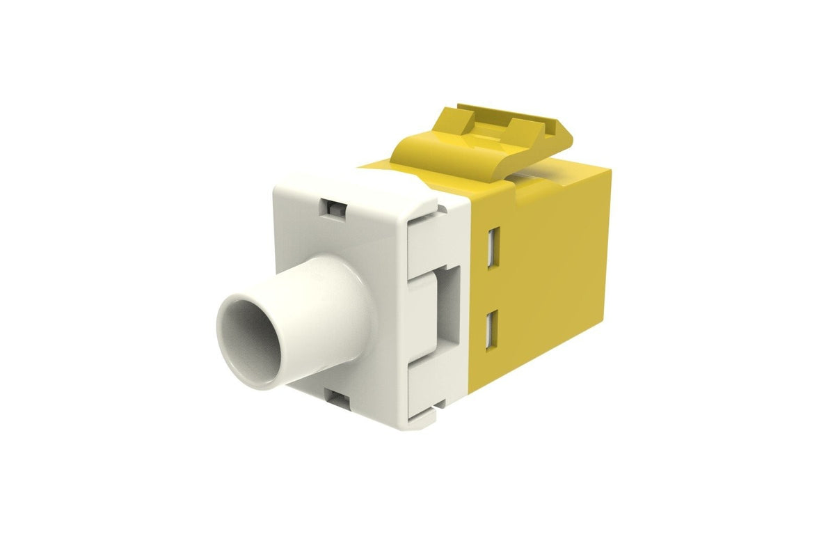 CommScope 1375055-8 | SL-Series Modular Jack, RJ45, Cat6 Unshielded, Yellow