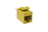 CommScope 1375055-8 | SL-Series Modular Jack, RJ45, Cat6 Unshielded, Yellow