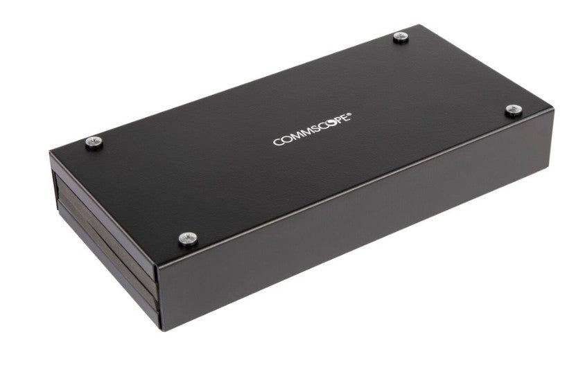 CommScope 1777215-1 | Floor Enclosure, 1 RU, Phillips Head 1/4 Turn Fasteners, Black