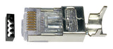 CommScope 5-1933433-3 | Modular Plug Kit, Category 6A, shielded, 8-position, 7.87 mm max cable jack OD, 100/bag