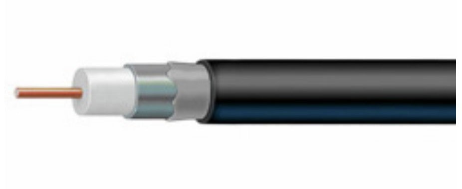 CommScope 5302203 | 75 Ohm P3 Trunk and Distribution Cable, Black PE jacket, Flooded for Underground
