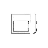 CommScope 608440-1 | Flex-Mode Back Up Plate For Herman Miller Encore System Furniture