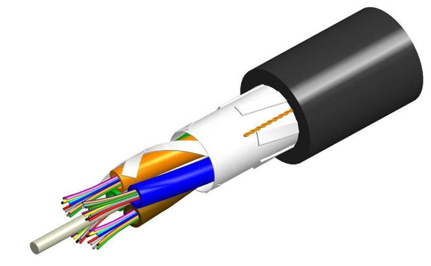 CommScope 760112409 | Fiber indoor/outdoor cable, TeraSPEED Light Duty, Single Jacket, Riser Rated, 2 fiber