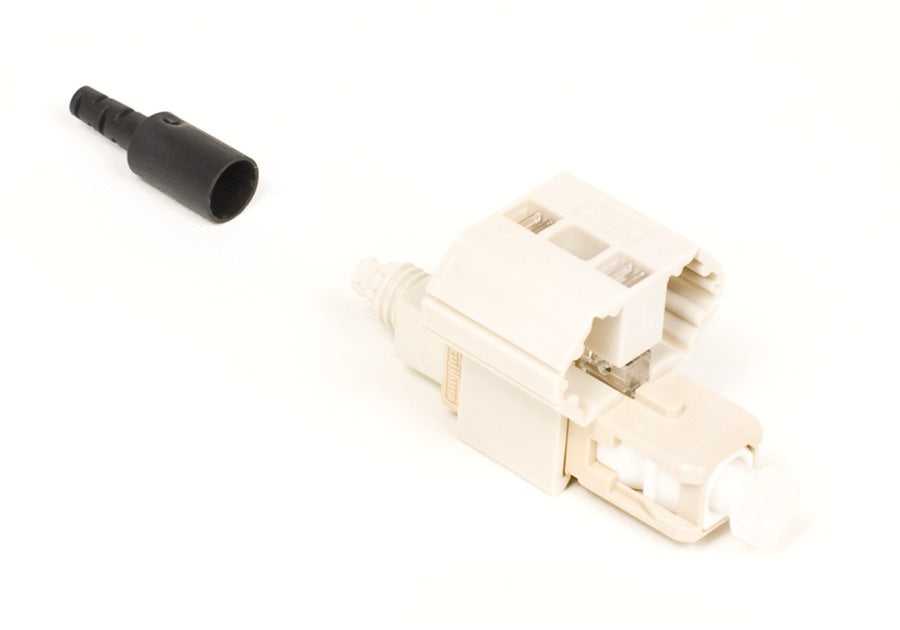 CommScope 760117994 | Qwik II Field Installable SC Connector, OM1, Beige, for 250/900UM, 25 Per Pack