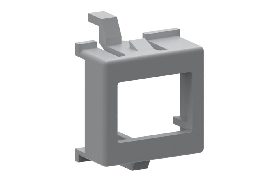 CommScope 760156018 | SC Simplex/LC Duplex Low Profile Adapter Mounting Module/Collar Assembly, Gray
