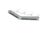 CommScope 760202556 | 360 I patch 1100 Angled GS6 Evolve 24 Port Panel, 1U, Category 6A, Cool Grey