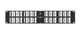 CommScope 760207308 | Unshielded Angled Discrete Distribution Module Panel, M-series, 2U, 48 Port, Black