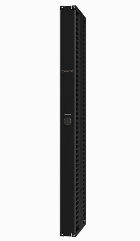 CommScope 760236901 | Cableguide 360 Vertical Cable Management Kit, 6 In X 84 In (152 Mm X 2134 Mm) Double Sided, With Doors, Black