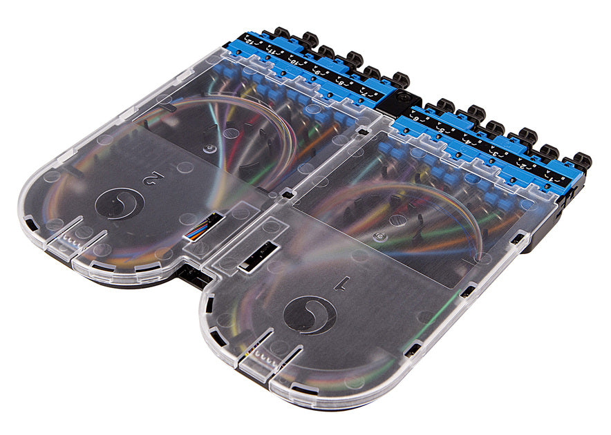 CommScope 760237944 | Singlemode Splice Cassette, 24LC with Dust Plugs and Pigtails
