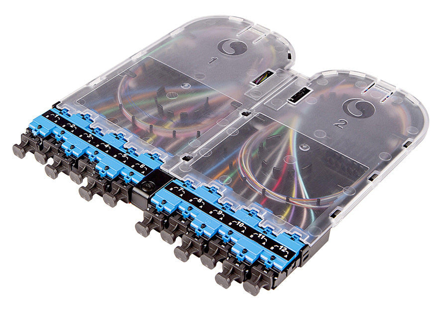 CommScope 760237944 | Singlemode Splice Cassette, 24LC with Dust Plugs and Pigtails