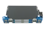 CommScope 760239976 | NG4 Fiber Chassis, Gray with 4 Unloaded Trays, 2E High, for Holding 8 NG4 Adapter Packs