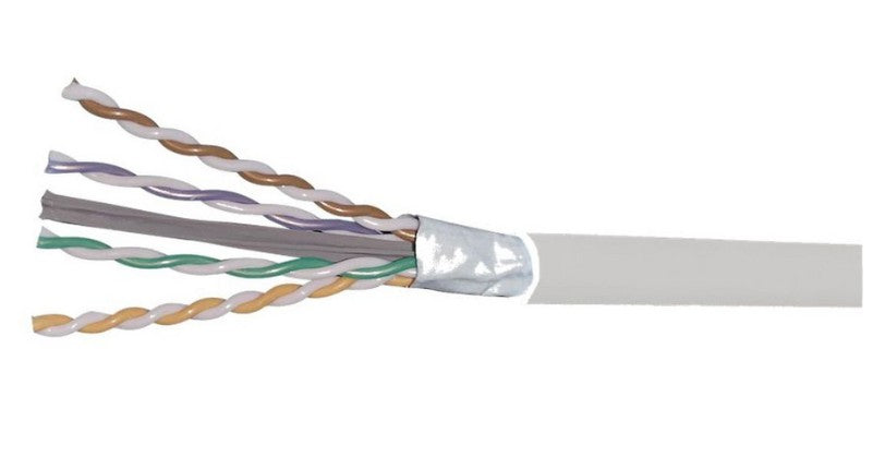 CommScope 760240221 | GigaSPEED X10D 1091SD ETL Verified Category 6A U/UTP Cable, white jacket, 4 pair count, 3000 ft (914 m) length, reel