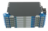CommScope 760242087 | Fact NG4 Fiber Chassis, Gray with 12 Unloaded Trays, 6E High