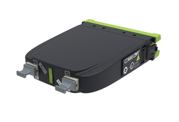 CommScope 760242973 | InstaPATCH 360 LazrSPEED WideBand Module, 24 LC  ports, Lime Green, iPatch Ready