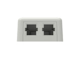 CommScope 760252768 | Surface Mount Box, plenum, universal, two ports, white