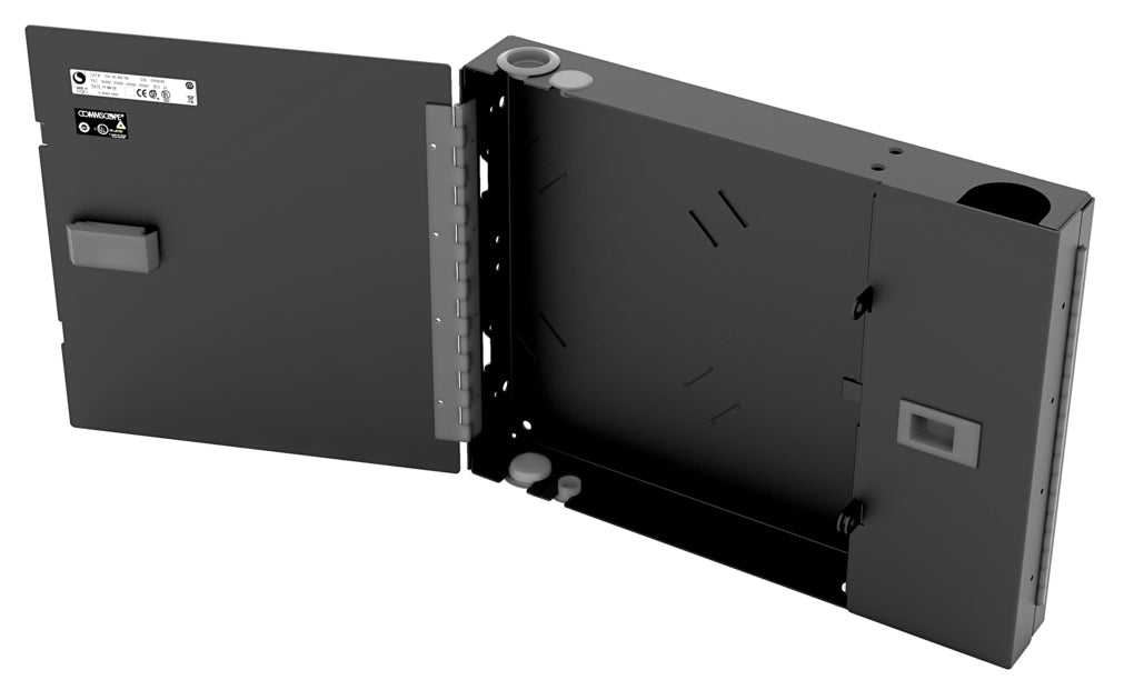 CommScope 760248905 | Wall Mount Building Enclosure Configured for Two Lgx/1000 Style Modules, Splice Cassettes or  Adapter Packs
