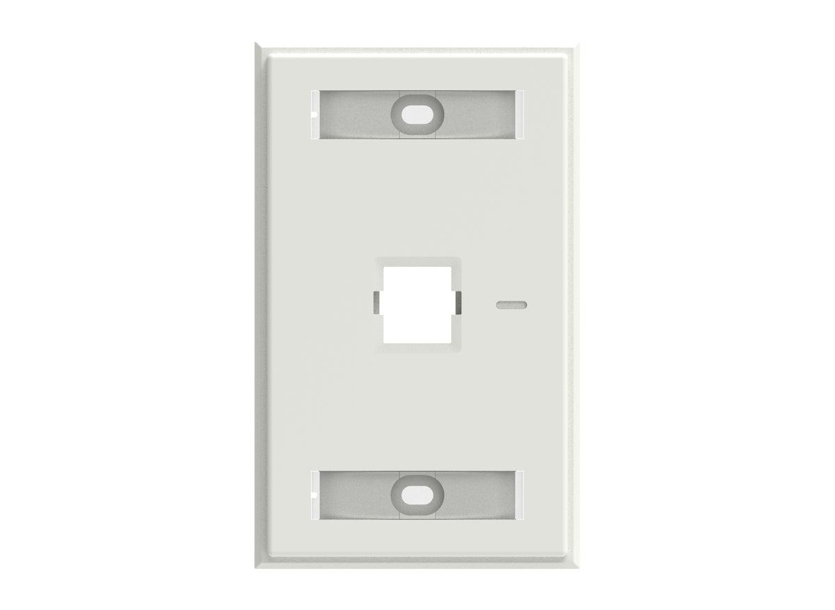 CommScope 760249128 | Faceplate Kit, Labelled, 1 Gang, 1 Port, Electrical White