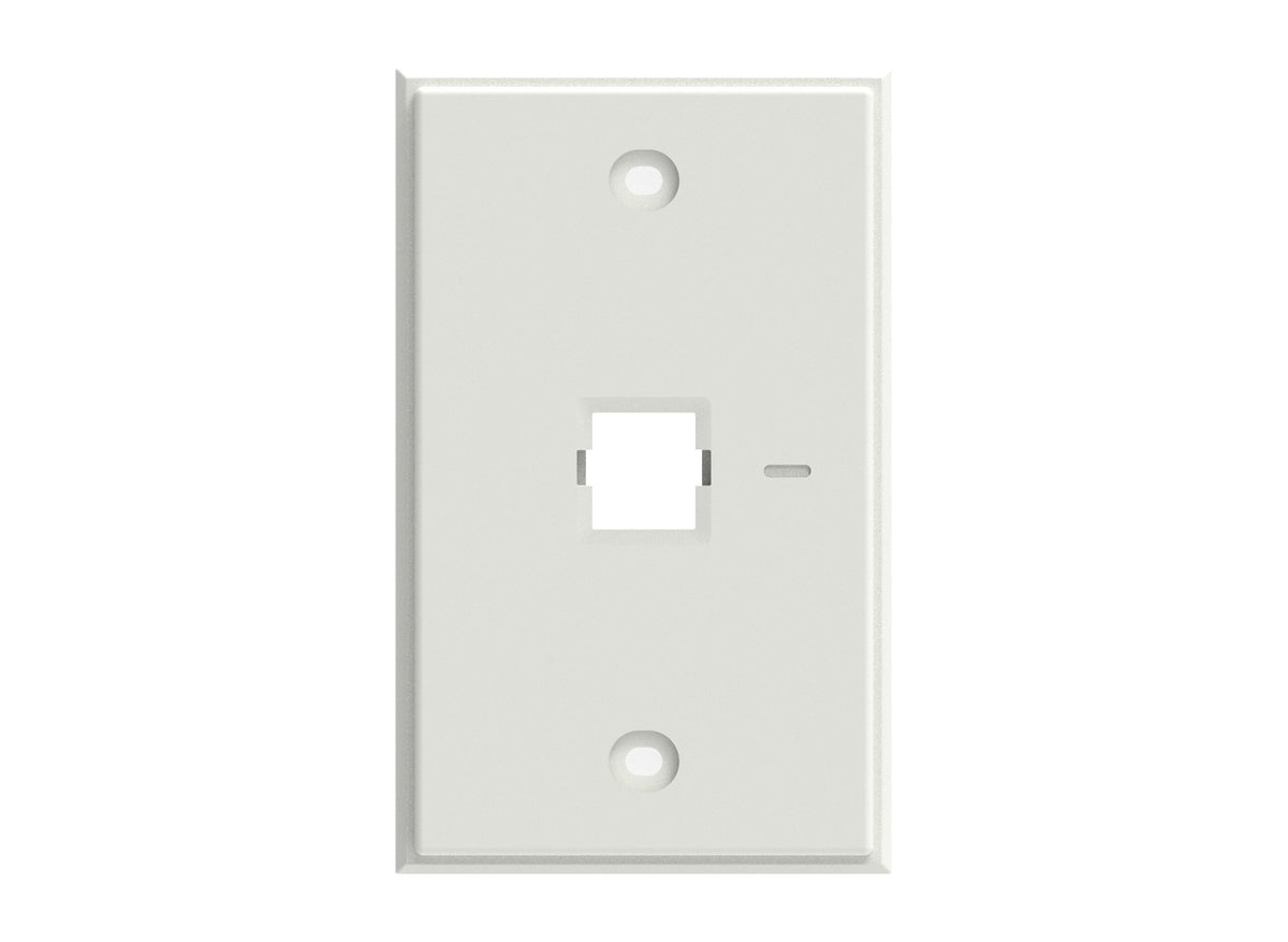 CommScope 760249132 | Faceplate Kit, No-Label, 1 Gang, 1 Port, Electric White