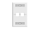 CommScope 760249145 | Faceplate Kit, Labelled, 1 Gang, 2 Port, Prowhite