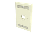 CommScope 760249168 | Faceplate Kit, Labelled, 1 Gang, 1 Port, Electric Ivory