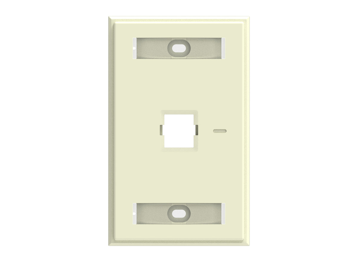 CommScope 760249168 | Faceplate Kit, Labelled, 1 Gang, 1 Port, Electric Ivory