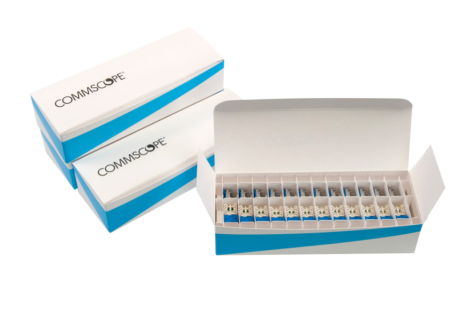 CommScope 760250043 | Gigaspeed Xl M-Series Modular Jack, Rj45, Cat6 Unshielded, Blue (24 Ea/Pkg)
