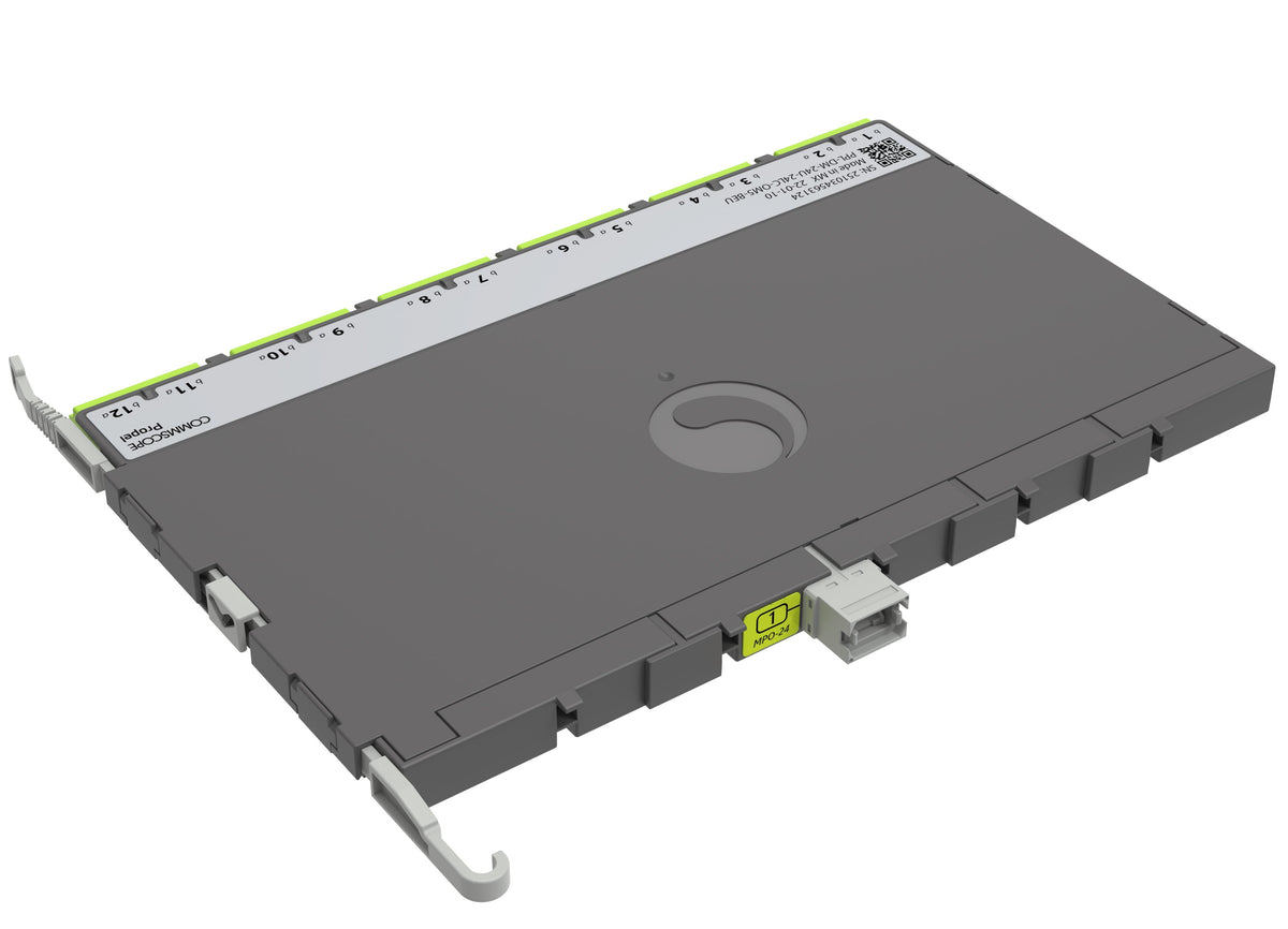 CommScope 760252357 | Propel ULL Multimode OM5 MPO-24 Distribution Module, 12 duplex LC to 1X24f MPO/UPC non-pinned, Method B Enhanced