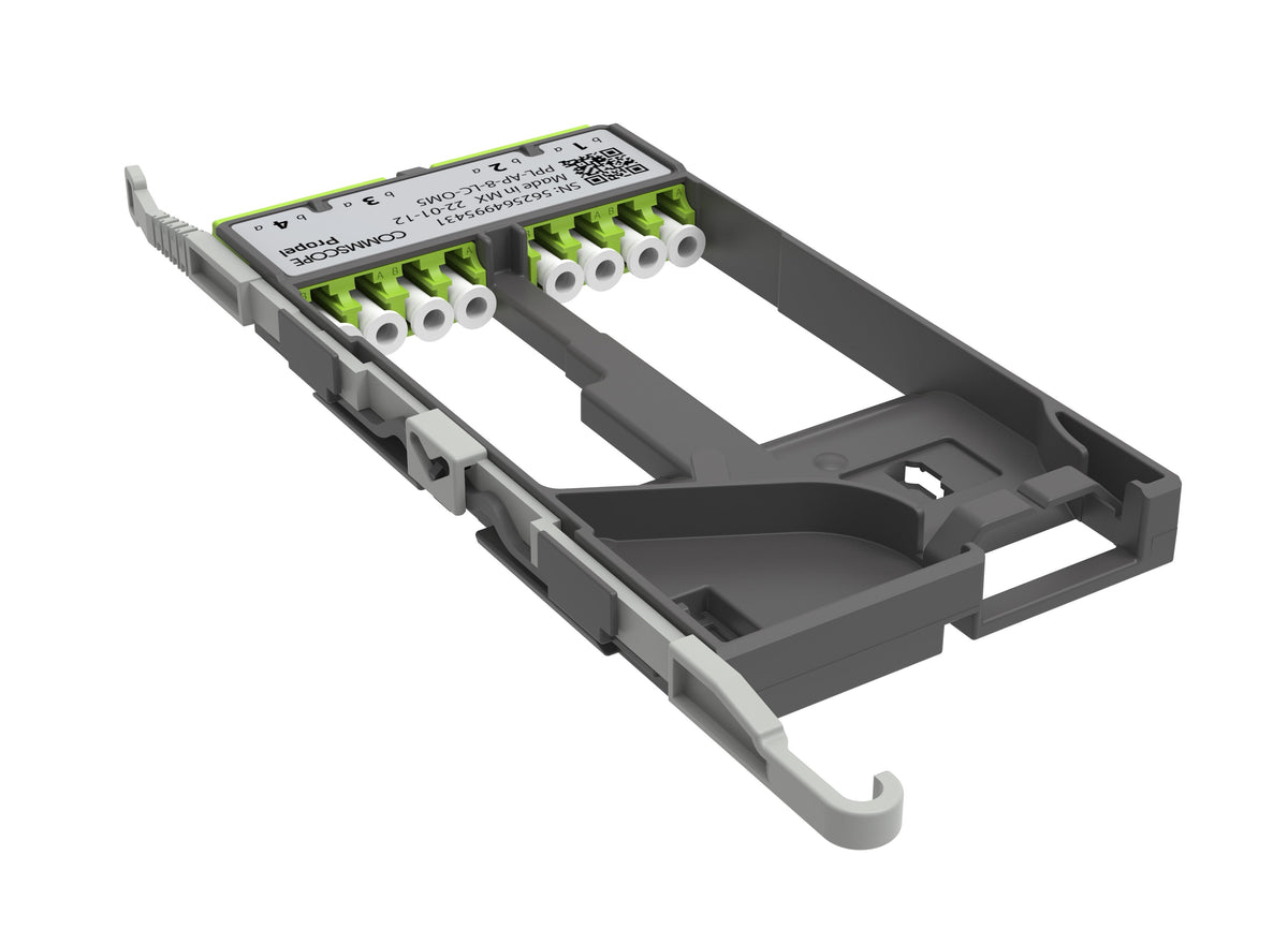 CommScope 760252361 | Propel pass-through adapter pack, multimode OM5, 4 duplex LC ports