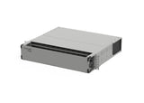CommScope 760253797 | 2RU Fixed Tray Fiber Panel, Up to 96 Duplex LC, 96 MPO Ports, Gray