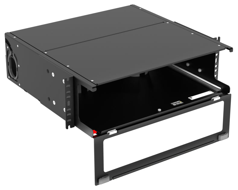 CommScope 760254513 | Epx 3U Splicing Fiber Panel Accepts Up To 7 Epx Splice Trays