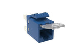 CommScope 760257209 | SL-Series Modular Jack, Rj45, Cat6 Unshielded, With Dust Cover, Blue