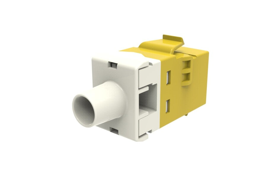 CommScope 760257283 | KJ-Series Modular Jack, RJ45, Cat6 Unshielded, Yellow