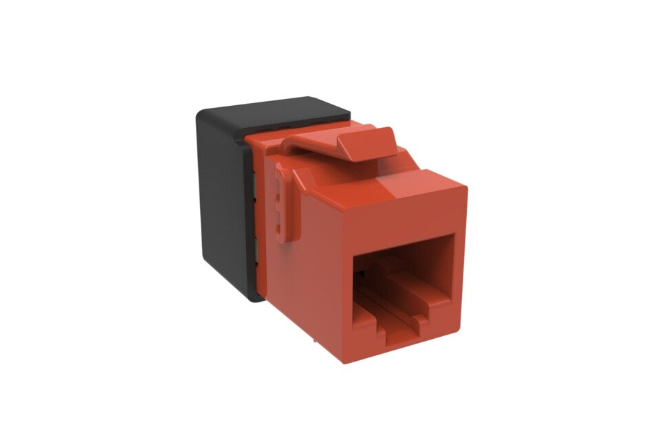 CommScope 760257289 | KJ-Series Modular Jack, RJ45, Cat6A Unshielded, Orange
