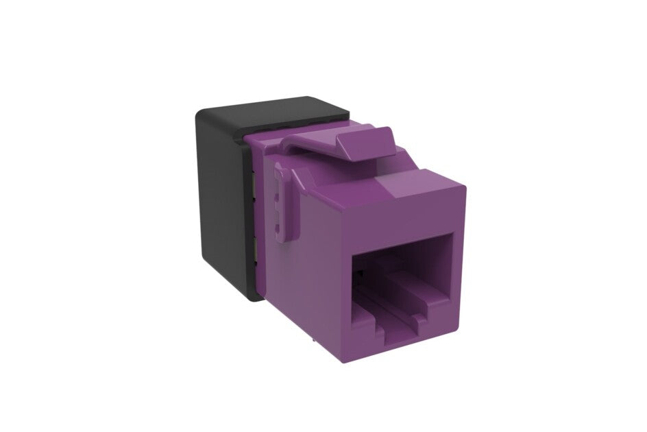 CommScope 760257294 | KJ-Series Modular Jack, RJ45, Cat6A Unshielded, Violet