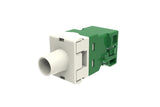 CommScope 760257313 | M-Series Modular Jack, Rj45, Cat6 Unshielded, Green