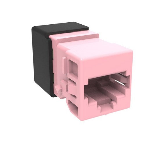 CommScope 760257326 | M-Series Modular Jack, RJ45, Cat6A Unshielded, Pink