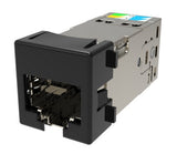 CommScope 760258299 | Gigashield X10d M-series Modular Jack, RJ45, Cat6a Shielded, Black (24 Ea/Pkg)