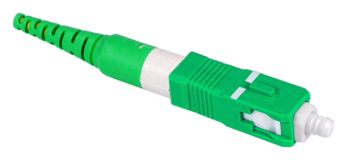 CommScope 760258747 | Qwik-Fuse Connector, SC, Singlemode-APC, Green, for 3.0 mm, 12 Per Pack