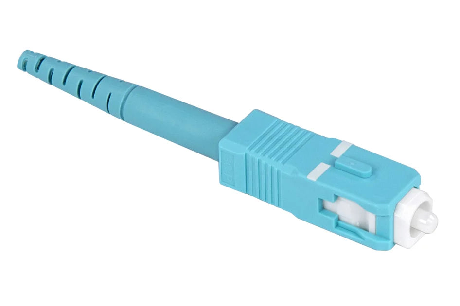 CommScope 760258751 | Qwik-Fuse Connector, SC, OM3/OM4/OM5 , Aqua, for 250µm/900µm, 12 per Pack