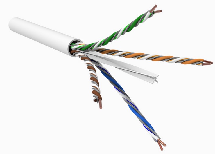 CommScope 760259260 | GigaREACH XL 3073A Category 6 U/UTP LSZH White 3000 Ft Reel