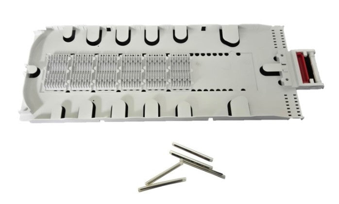 CommScope 760259392 | FOSC  HD Splice Tray Size D, clear cover with 6 SM24 splice modules, tie-wraps, 144 SMOUV 45mm