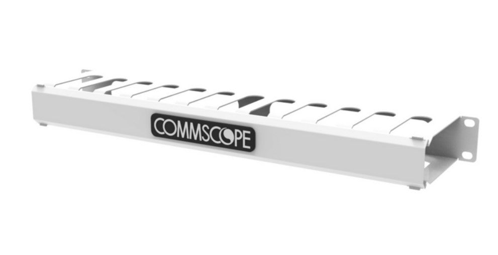 CommScope 760259816 | Cableguide Essential, Horizontal Cable Management Assembly, 1U, White