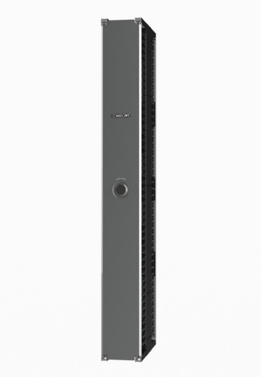 CommScope 760260358 | Cableguide 360 Vertical Cable Management Kit, 10 In X 84 In (254 Mm X 2134 Mm) Double Sided, With Doors, Silver