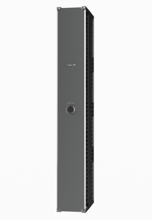 CommScope 760260360 | Cableguide 360 Vertical Cable Management Kit, 12 In X 84 In (305 Mm X 2134 Mm) Double Sided, With Doors, Silver