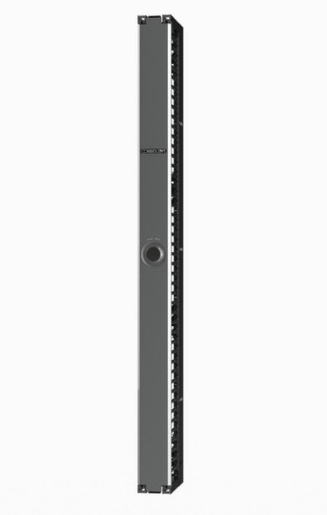CommScope 760260436 | Cableguide 360 Vertical Cable Management Kit, 6 In X 96 In (152 Mm X 2438 Mm) Single Sided, With Door, Silver