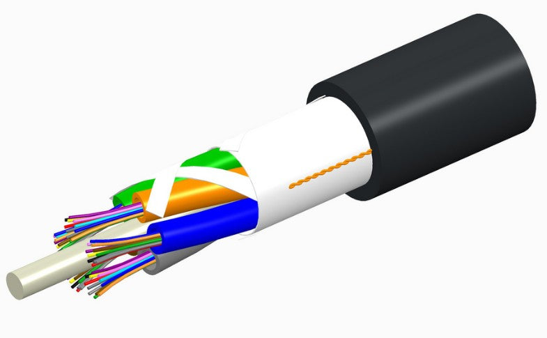 CommScope 8107363/DB | Fiber OSP cable, LightScope ZWP Single Jacket All-Dielectric, 96 Fiber, Gel-Free, Stranded Loose Tube, Singlemode
