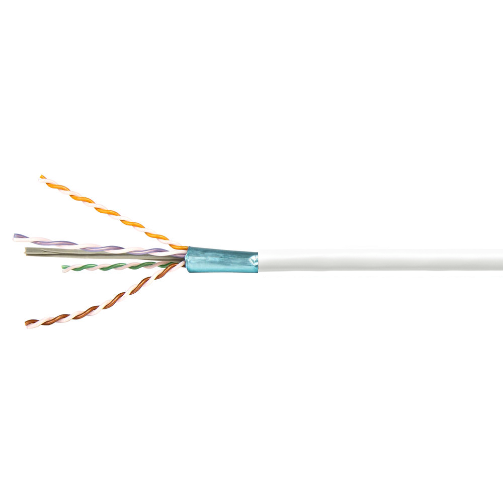 CommScope 874033804/10 | CS44P-IO Indoor/Outdoor Category 6A U/UTP Cable, plenum, outdoor rated, white jacket, 4 pair count, 1000 ft (305 m) length reel