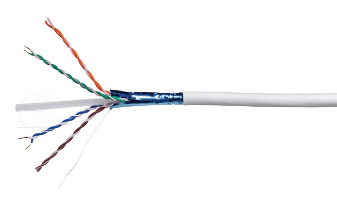 CommScope 884019708/10 | Cs44Z1 Category 6A, F/Utp Cable, Low Smoke Zero Halogen, White Jacket, 4 Pair Count, 1000 Ft (305 M) Length Reel, Anatel